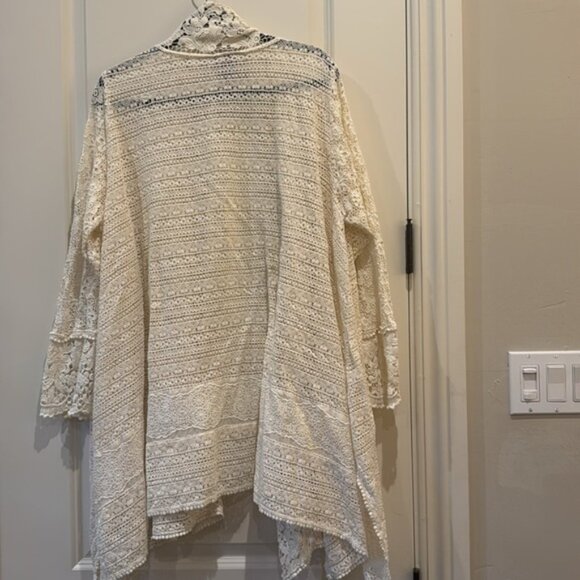 Johnny Was Flower Crochet Jacket - Picture 5 of 8